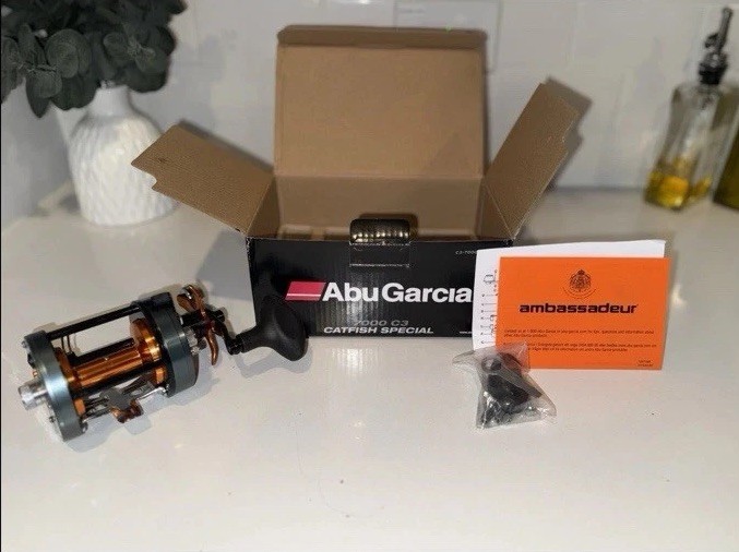 Abu Garcia 7000 C3 Catfish Special Fishing Reel 3BB 4.1:1 Or