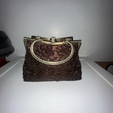 Vintage Satin Sequins Purse