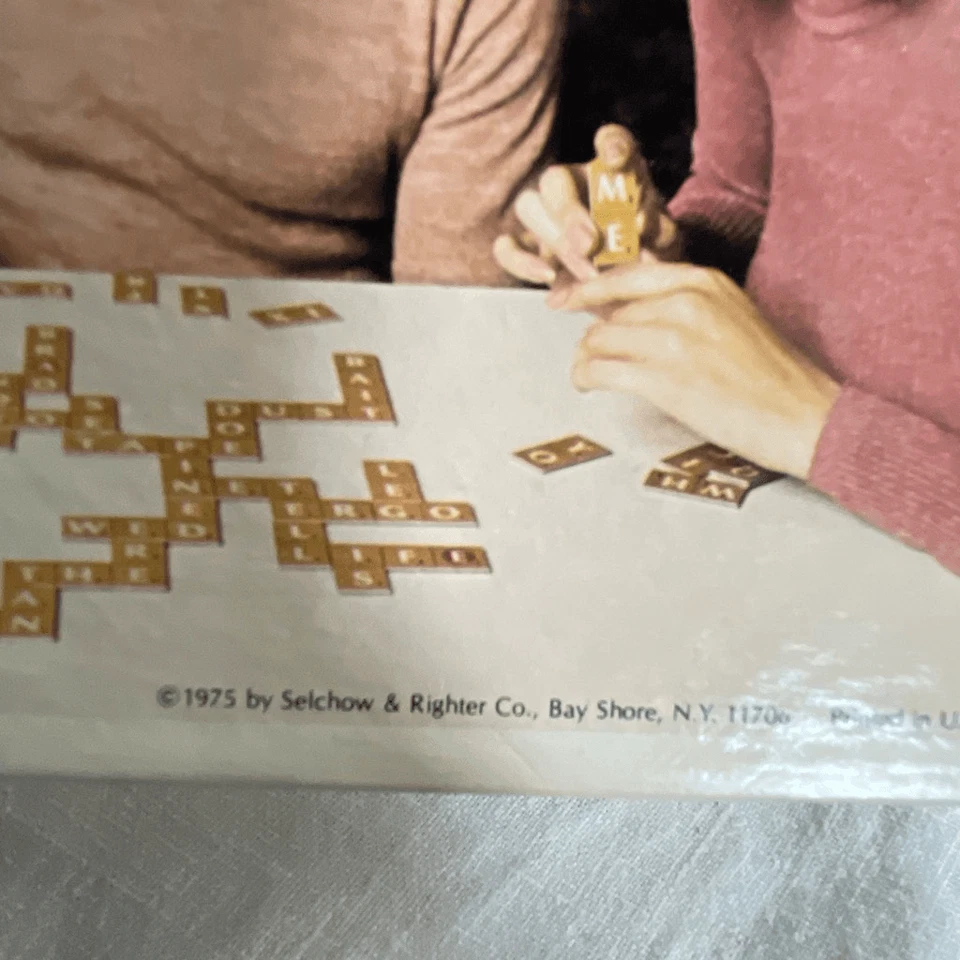 Vintage Scrabble Crossword Dominoes 1975 Selchow & Righter Co. - Image 2 of 4