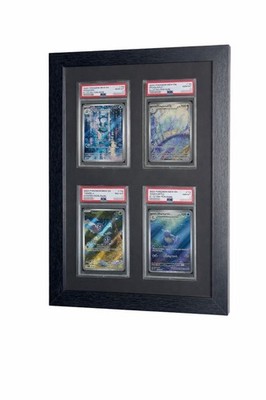 PSA lijst Display Frame voor 3 graded kaarten voor o.a. Pokémon, Yu-Gi-Oh en One-Piece PSA lijst Display Frame voor 3 graded kaarten voor o.a. Pokémon, Yu-Gi-Oh en One-Piece