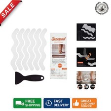 24 Anti-Slip Shower Stickers - Clear Adhesive Safety Strips for Bath Stairs