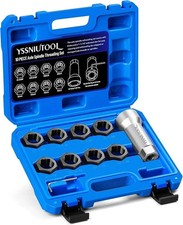 10pc Axle Spindle Threading Set Axle Thread Repair Kit With 8 Dies 1-116 Ex...