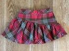 Ralph Lauren Girls Red Tartan Wrap Skirt Size 4/4T EUC — photo 3