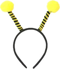 Set of 10 Bee Antennae Headbands for Halloween Costumes