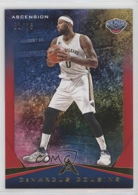 2017-18 Panini Ascension Red 61/75 DeMarcus Cousins #30 y0i