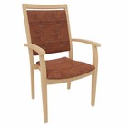 Hochlehner Georg mit Armlehnen – Bequemer Stuhl mit Armlehnen für Senioren