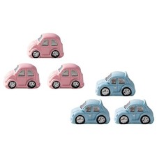 6pcs DIY Car Figurine Adornment Small Car Decors Micro Landscaping Car Adornment