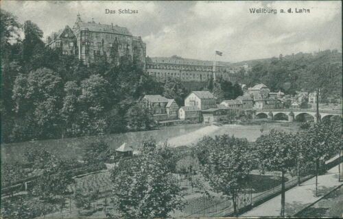 Postcard Weilburg a.d. Lahn the castle around 1910 (no. 9752)
