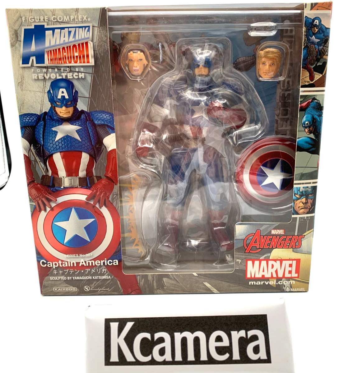 AMAZING YAMAGUCHI Captain America No.007 KAIYODO REVOLTECH Action