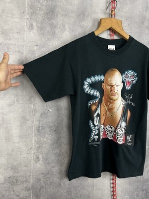 激レア！1999AW STONE  “QUILTED SHIRT” Vintage Stone Cold Steve Austin Rare WWF 1999 Wild Oats WWE T