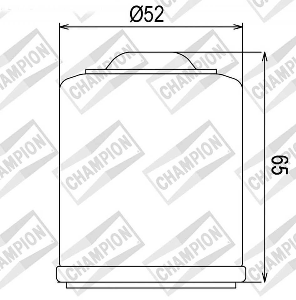 Filtre à huile Champion pour Scooter Piaggio 350 MP3 HPE SPORT EURO4 2018 à 2020 - Photo 3/4