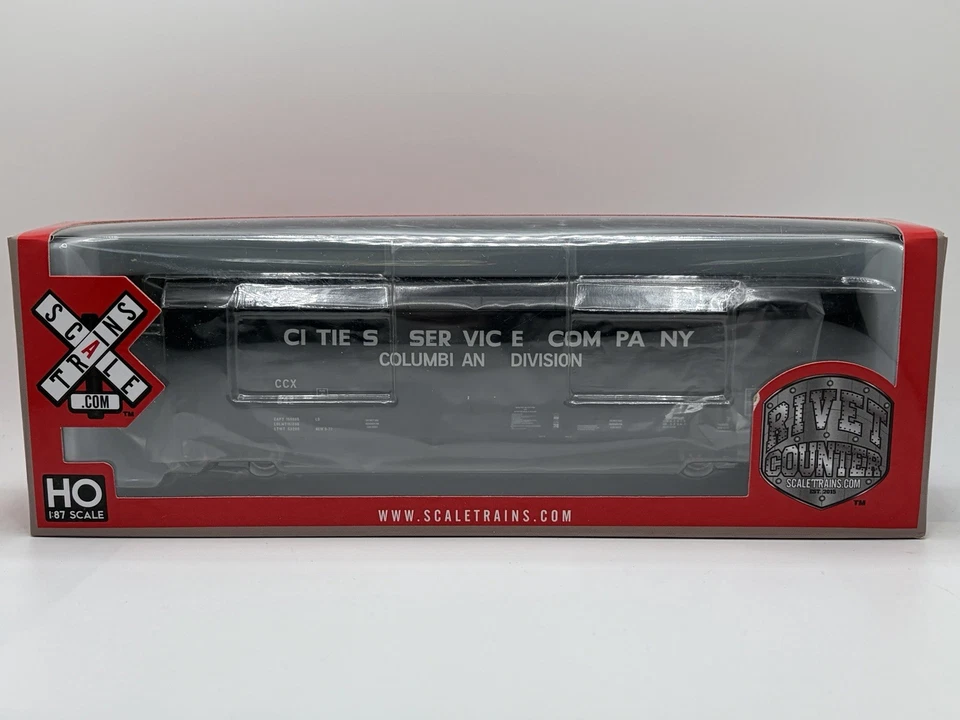 HO Scaletrains Rivet Counter SXT30265 Thrall 5750cf Carbon Black Hopper CCX #842 - Image 4 of 4
