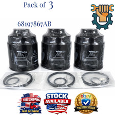 Ram 2500-5500 68197867AB Fuel/Water Separator Filter 6.7L Cummins (Pack of 3)