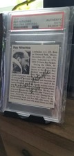 Ray Nitschke Packers PSA DNA Signed Cut Autograph