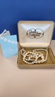 ​Vintage Queen Anne Collection Graduated Simulated Pearl Necklace 22" Tags & Box — photo 6