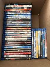 Lot of 49 EMPTY Single Disc Blu-ray cases w/ artwork NO DISCS read description 