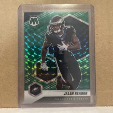 2021 panini mosaic football green prizm parallel #164 jalen reagor eagles