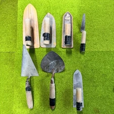 Plaster Trowel  Working Tools Japanese Vintage Set of 7 Japan