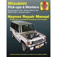 Mitsubishi Pick-Ups Montero 1983-1993 2WD 4WD Import Reparaturanleitung Haynes
