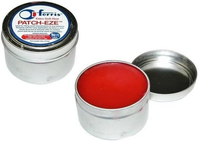 Patch-Eze Red Wax for Jewelry Repair and Filling, Lost Wax Casting, Easy Applica