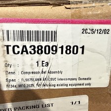New Genuine OEM LG Refrigerator Compressor TCA38091801 / FLS075LANA