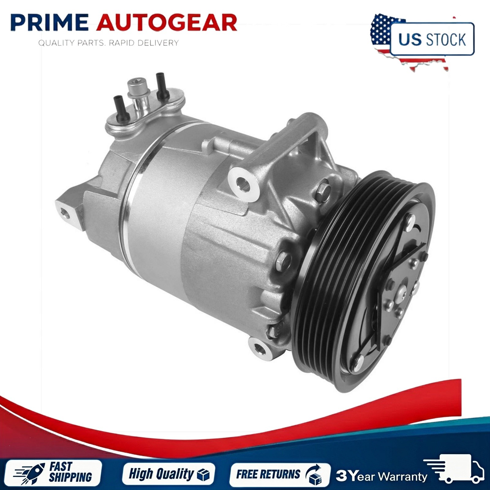 284728 AC Compressor Pump For Maserati GranTurismo Quattroporte 4.2L 4.7L V8