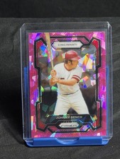 2024 Panini Prizm - Johnny Bench #253 Pink Ice Prizm