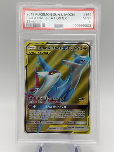 Latias & Latios-GX graded PSA 9 for sale on eBay