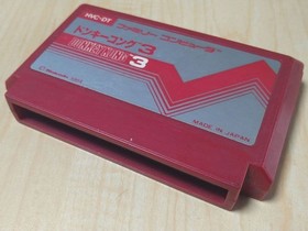 Donkey Kong Jr. 3 NES Cassette retro game