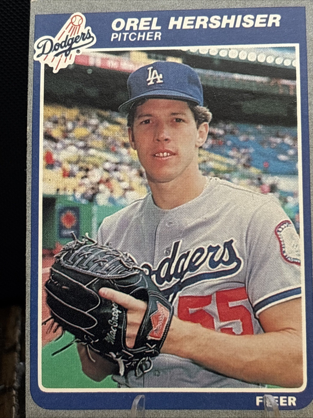 1985 Fleer - Orel Hershiser #371 (RC)