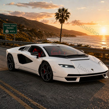 Lamborghini Countach LPI 800-4 Diecast 1:18 Maisto Special Edition White New Car