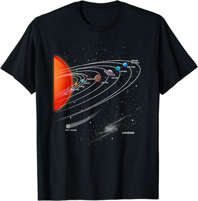 Solar System Planets Out of Space Astronomy Unisex T-Shirt