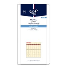QUO VADIS Planner Diary, Ivory Paper, qv666rech-pe