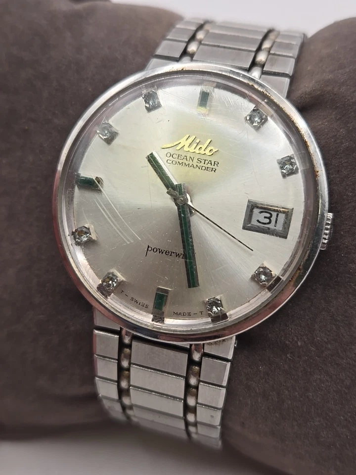 Vintage Mido Ocean Star Commander "Powerwind" 37mm Men's Wristwatch - Image 3 of 4