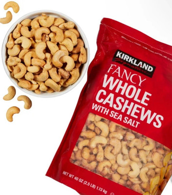 Kirkland Signature Whole Fancy Cashews Premium-Quality, 40 Ounce