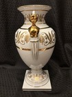 Exceptional Vintage Gilt Neoclassical Porcelain Urn style Vase Andrea By Sadek — photo 2
