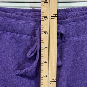 PINK Victorias Secret Medium Sweatpants Purple 86 Logo Joggers Varsity Nostalgic
