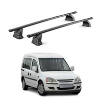 Stahl DachträGer FüR Opel Combo C 2001-2012 TÜV AbschließBar 75 Kg 2Tlg Schwarz