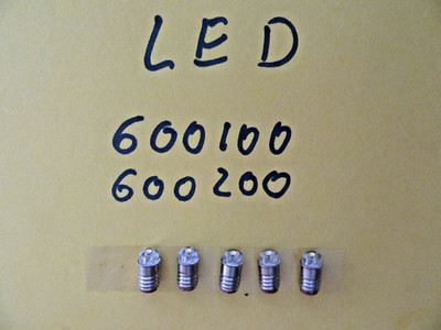 HO - Marklin 600100/600200 -  5X LED Replacement for Light Bulbs !!READ!!