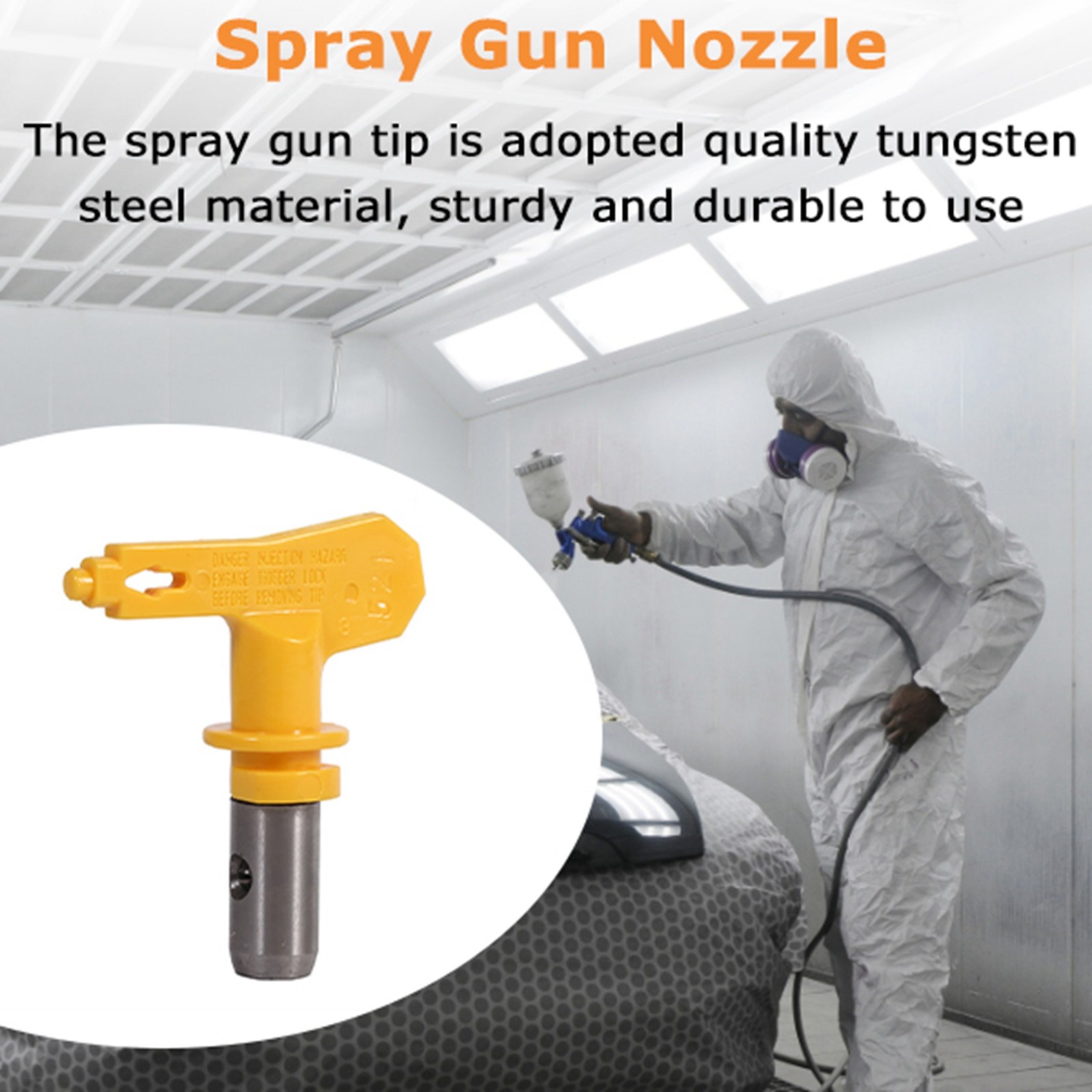 521 Useful Reversible Tungsten Steel Airless Spray Gun Nozzle Accessoies BL