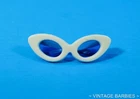 Vintage Ponytail Barbie Doll #850 Original White Sunglasses Excellent ~ 1960's