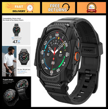 Rugged Armor Pro Case for Samsung Galaxy Watch Ultra 47mm - TPU Cover  Strap, M