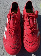 Adidas Predator Elite FG Lucid Red / Cloud White / Core Black ID3882 Men's 12,13