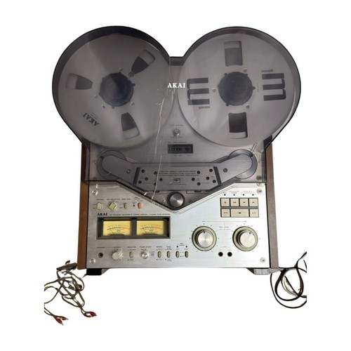 AKAI GX-635D Reel to Reel Tape Deck Auto Reverse GX Head Powers On Untest As-Is