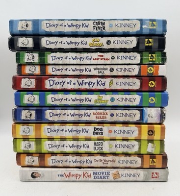 Lot 14 Diary of a Wimpy Kid Series by Jeff Kinney Children Chapter Reading Books