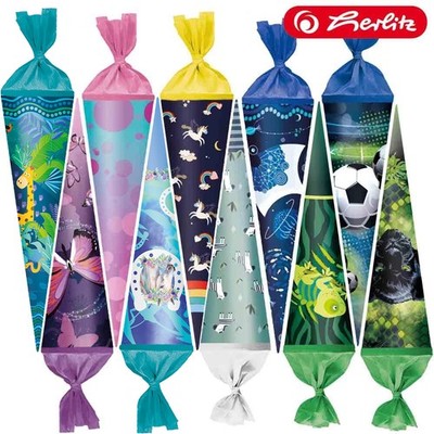 Herlitz Schultüte 35 cm Mädchen Jungen Zuckertüte Geschwistertüte Einschulung