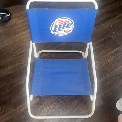  Miller Lite vintage Beach Chair Man Cave Addition Rare