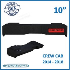Gmc Sierra Crew-Cab 2014-2018 10" Dual Sub Box Sealed 10" Subwoofer Box Red