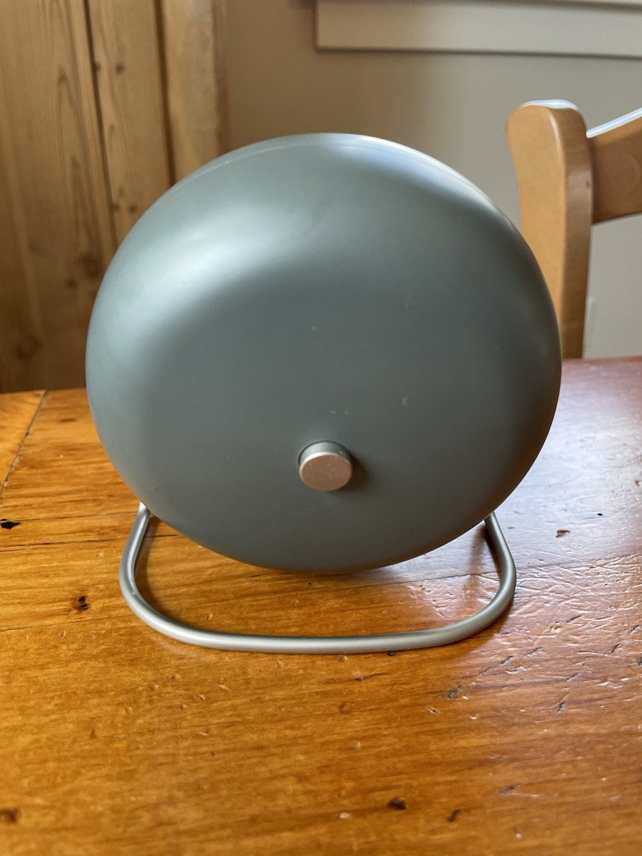 Arne Jacobsen Table Alarm Clock Gray Danish Design Icon