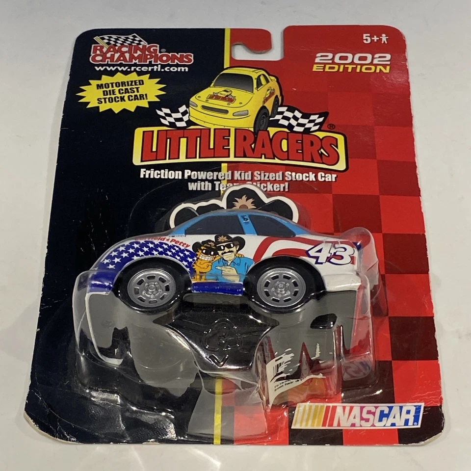 Nascar Garfield & Petty #43 Little Racers моторизованный литой автомобиль 2002 новый - Изображение 4 из 4